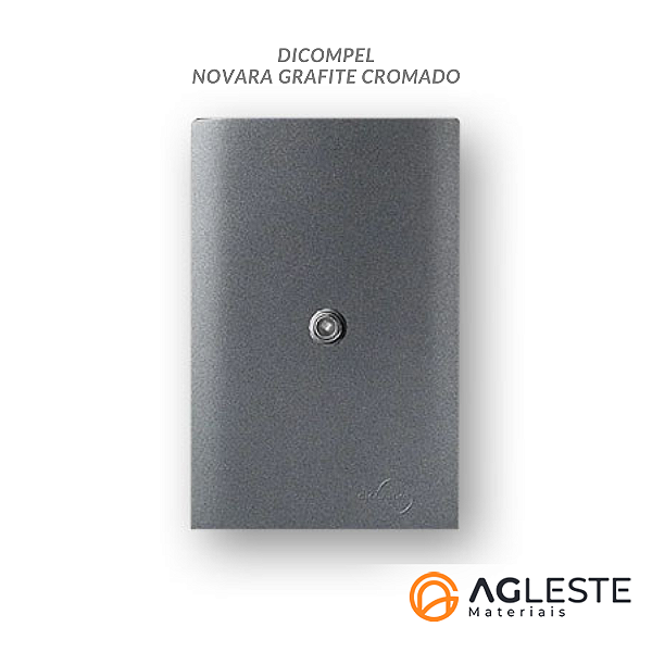 CJ COAXIAL (ANTENA) 4X2 - NOVARA PRETO GRAFITE CROMADO