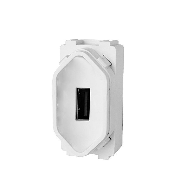 MODULO ENTRADA USB 2.0 - DICOMPEL NOVARA BRANCO TOTAL