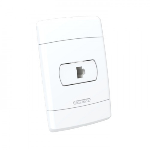 CJ RJ45 CAT5E  (INTERNET) 4X2 - ENERBRAS NEO SOTTILE BRANCO - EA5145-E