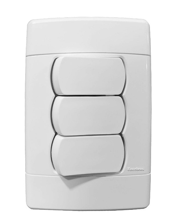 CJ INT. TRIPLO PARALELO 4X2 - ENERBRAS NEO SOTTILE BRANCO