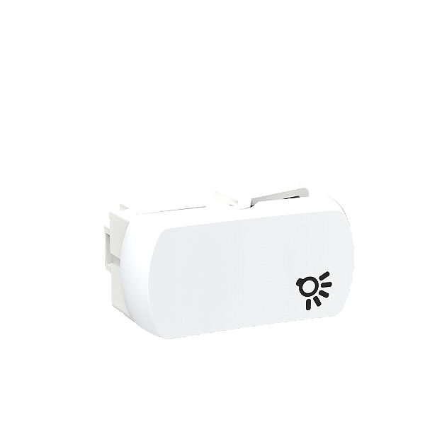 MODULO INTERRUPTOR PULSADOR DE MINUTERIA - ENERBRAS NEO SOTTILE BRANCO - EN5006-EM