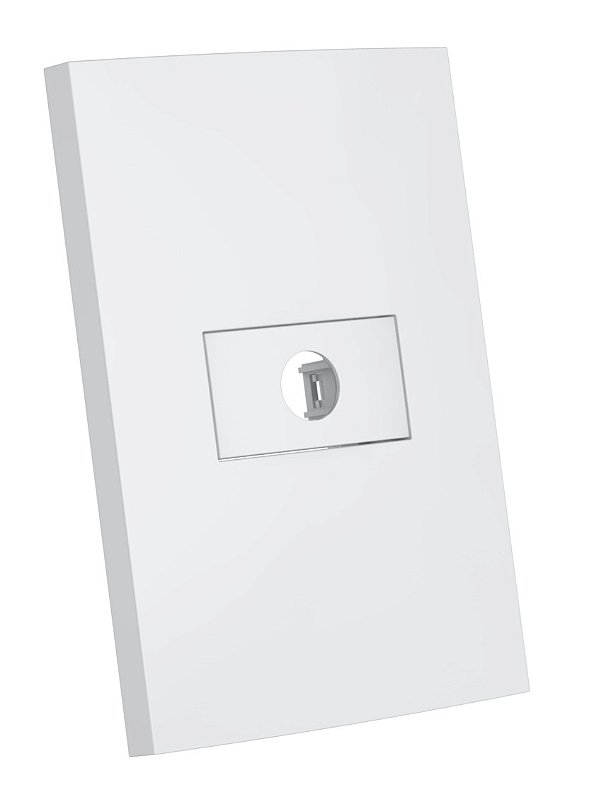 CJ PLACA FURO HORIZONTAL 4X2  - ENERBRAS DUBAI BRANCO - ED5411-E2