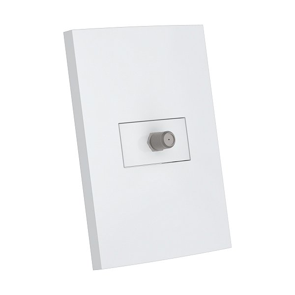 CJ COAXIAL ( ANTENA ) HORIZONTAL 4X2  - ENERBRAS DUBAI BRANCO