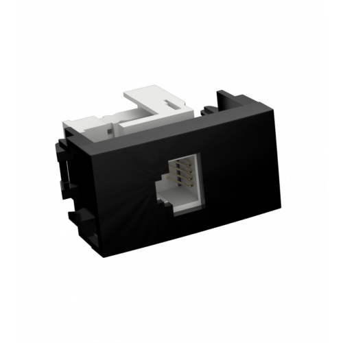 MODULO RJ11 ( TELEFONE )  - ENERBRAS DUBAI PRETO