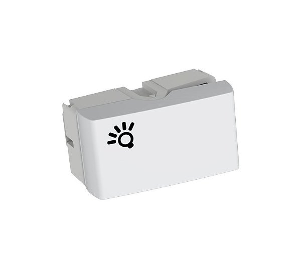 MODULO TECLA  PULSADOR DE CAMPAINHA - ENERBRAS DUBAI BRANCO