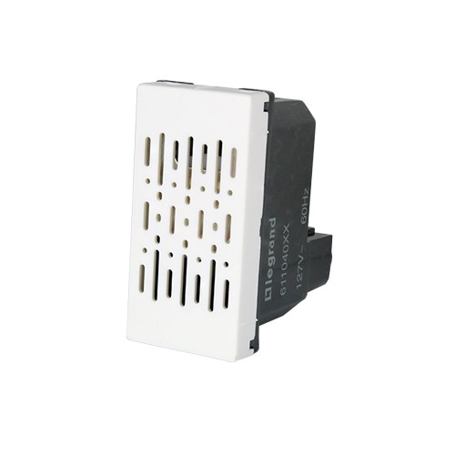 MÓDULO CAMPAINHA CIGARRA BIVOLT (SOM) - PIAL PLUS + BRANCO - 611040BC
