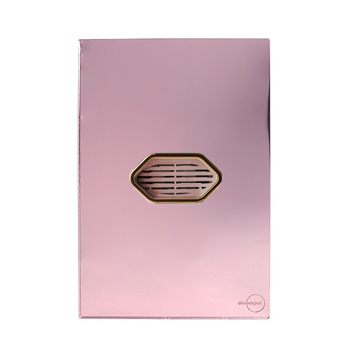 CJ CIGARRA BIVOLT ( SOM ) 4X2 - NOVARA GLASS OURO ROSE / GOLD