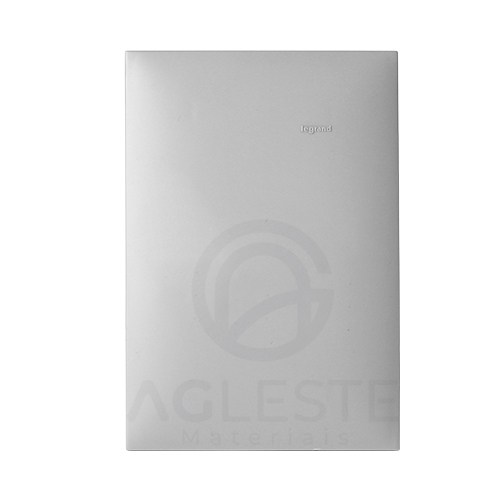 PLACA CEGA COM SUPORTE 4X2 -  PIAL PLUS + CINZA