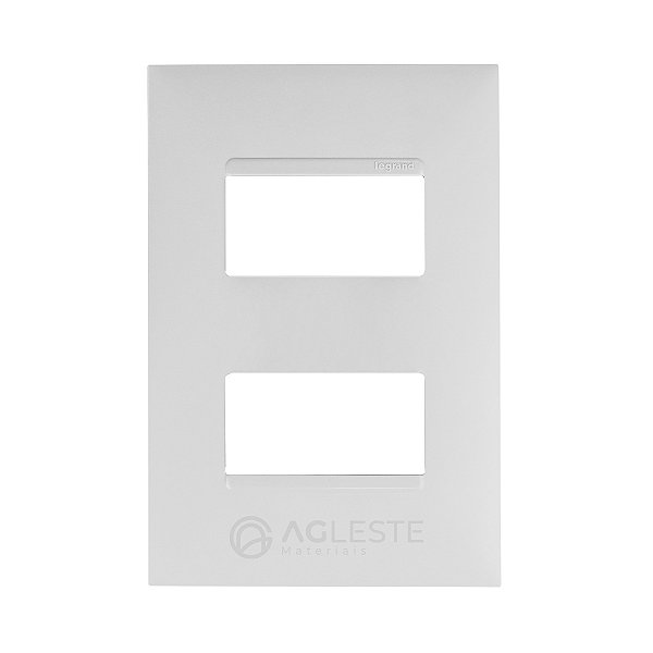 PLACA P/2  MODULOS SEPARADOS SEM SUP.4X2- PIAL PLUS + BRANCO