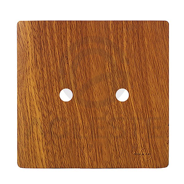 PLACA FURO DUPLO COM SUPORTE 4X4 - DICOMPEL NOVARA CUMARU  -