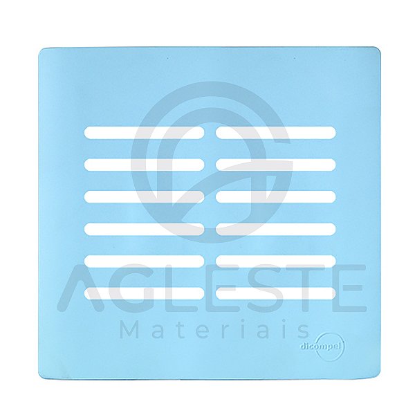 PLACA P/ 12 INTERRUPTORES 4X4 -  NOVARA AZUL CELESTE