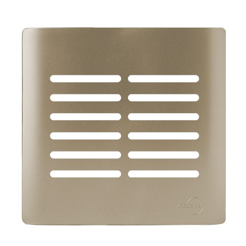 PLACA P/ 12 INTERRUPTORES C/ SUPORTE 4X4 - NOVARA CHAMPANHE