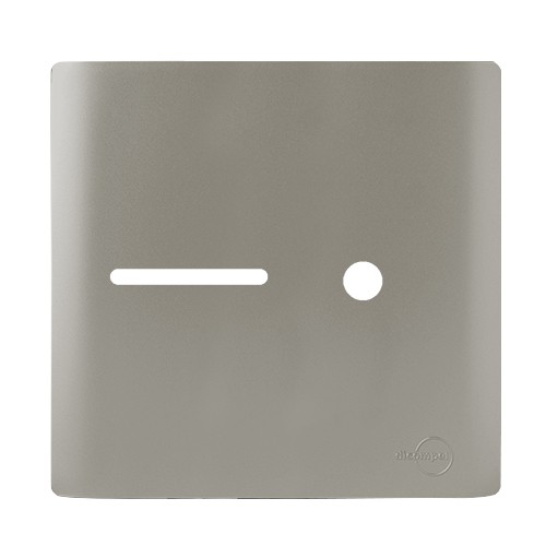 PLACA P/ 1 INTERRUPTOR + 1 FURO  4X4 - NOVARA AÇO