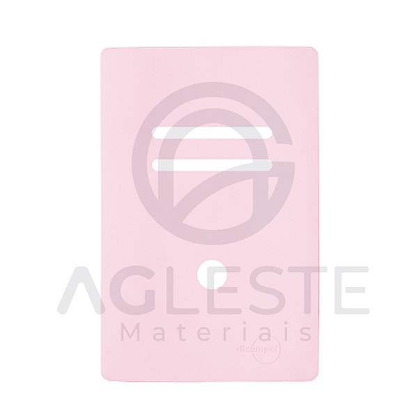 PLACA P/ 2 INTERRUPTORES + FURO 4X2 - NOVARA  PETALA