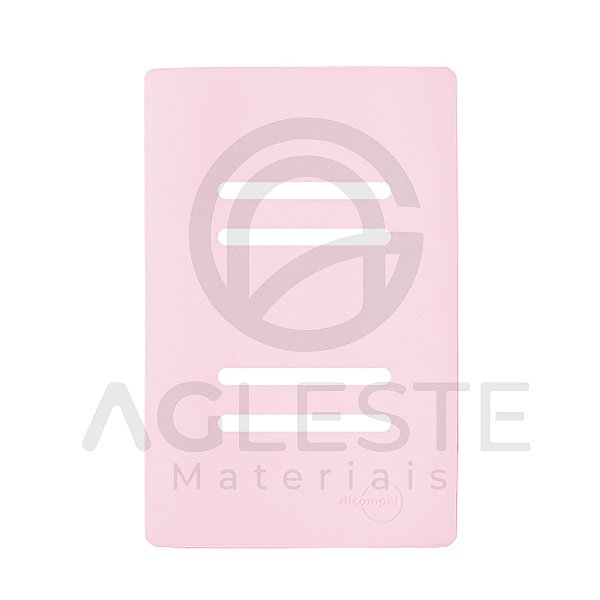PLACA P/ 4 INTERRUPTORES HORIZONTAIS COM SUPORTE (ESPECIAL)