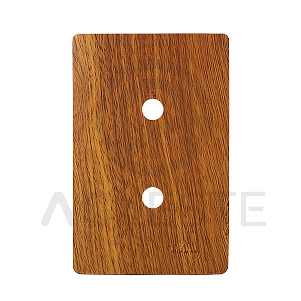 PLACA FURO DUPLO COM SUPORTE 4X2 - DICOMPEL NOVARA CUMARU