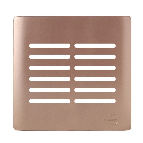PLACA P/ 12 INTERRUPTORES  4X4 - NOVARA OURO ROSE