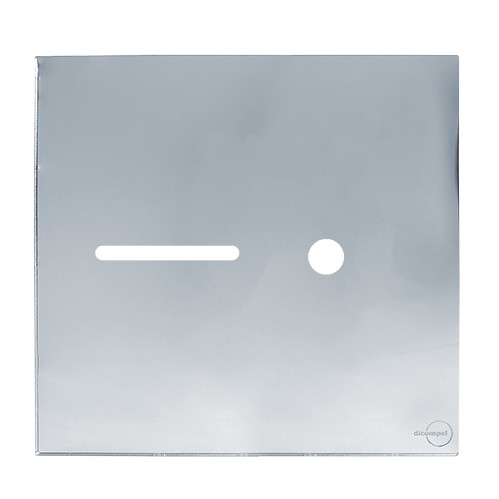PLACA P/ 1 INTERRUPTOR + FURO C/SUPORTE 4X4 - NOVARA GLASS ESPELHADA