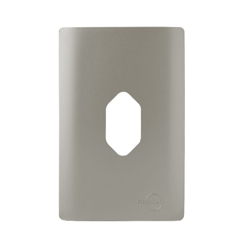 PLACA P/ 1  TOMADA VERTICAL  4X2 - NOVARA AÇO