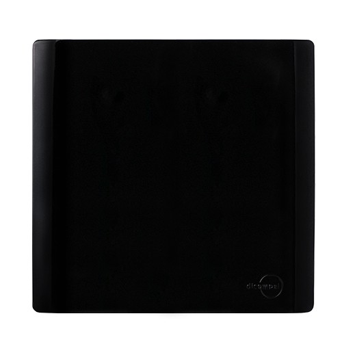 PLACA CEGA COM SUPORTE 4X4 - DICOMPEL NOVARA PRETO BRILHANTE