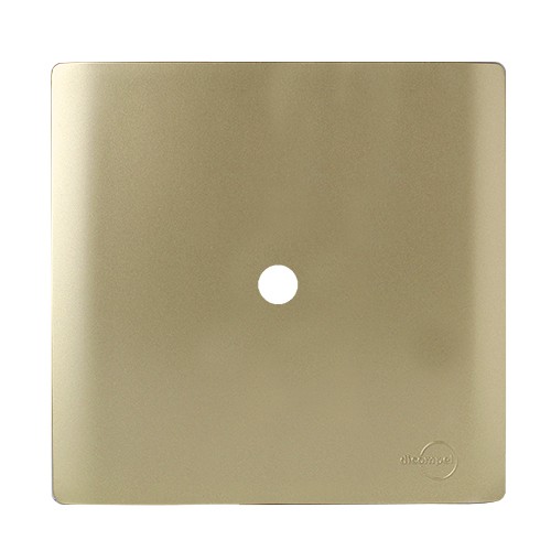PLACA FURO COM SUPORTE 4X4 - DICOMPEL NOVARA DOURADO