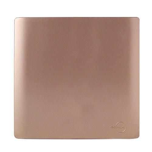 PLACA CEGA COM SUPORTE 4X4 - NOVARA OURO ROSE
