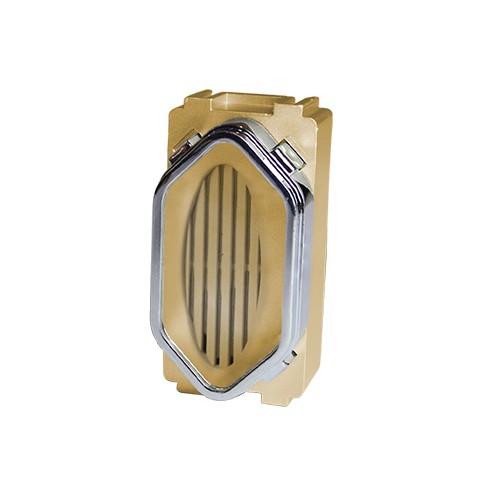MODULO CIGARRA ( CAMPAINHA ) - NOVARA DOURADO CROMADO