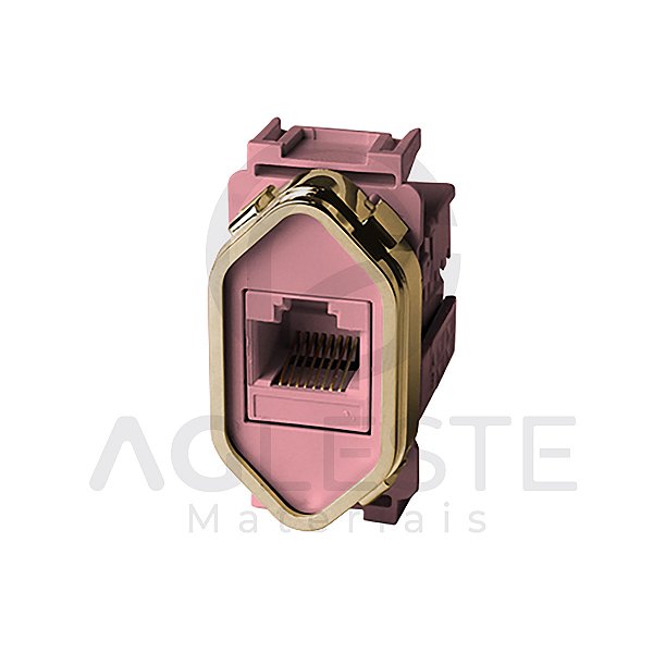 MODULO RJ45 ( INTERNET ) - DICOMPEL NOVARA PETALA GOLD
