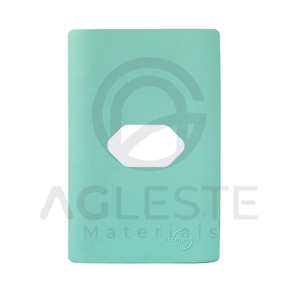 PLACA P/ 1 TOMADA HORI. COM SUPORTE 4X2 - NOVARA SICILIANO