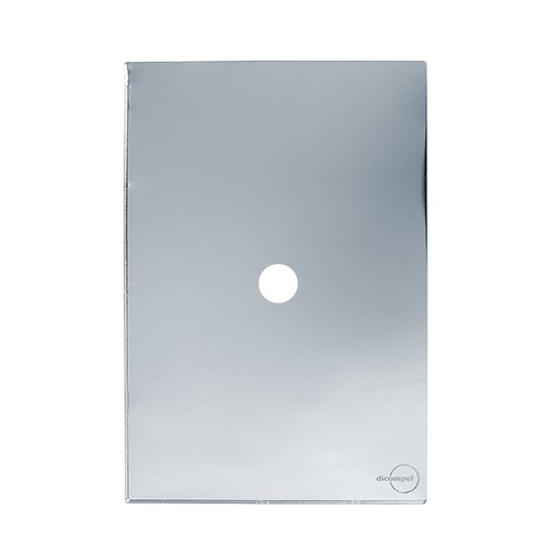 PLACA FURO COM SUPORTE 4X2 - DICOMPEL NOVARA GLASS ESPELHADA