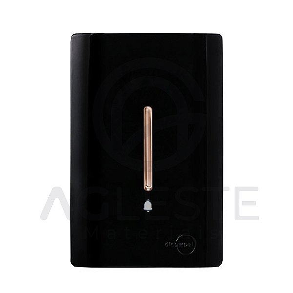 CJ PULSADOR DE CAMP. VERT.4X2 NOVARA PRE.BRILHANTE OURO ROSE