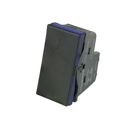 MÓDULO INTERRUPTOR INTERMEDIARIO - PIAL PLUS + PRETO