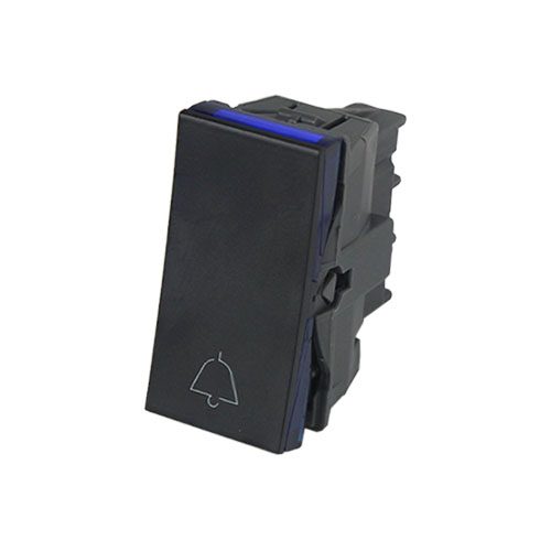 MÓDULO PULSADOR PARA CAMPAINHA  - PIAL PLUS + PRETO