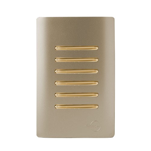 CJ INTERRUPTOR SEXTUPLO 3 SIMPLES + 3 PARALELO (ESPECIAL) 4X2 - NOVARA CHAMPANHE GOLD