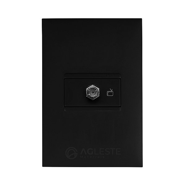 CJ COAXIAL (ANTENA) HORIZONTAL 4X2 - PIAL PLUS + PRETO