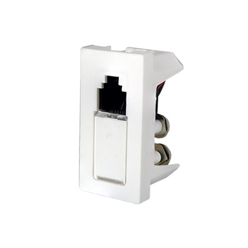 MÓDULO ENTRADA RJ45 CAT5 ( INTERNET ) - PIAL PLUS + BRANCO