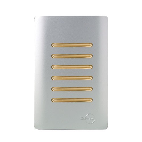 CJ INTERRUPTOR SEXTUPLO 3 SIMPLES + 3 PARALELO 4X2 - NOVARA PRATA GOLD