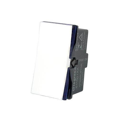MÓDULO INTERRUPTOR SIMPLES - PIAL PLUS + BRANCO