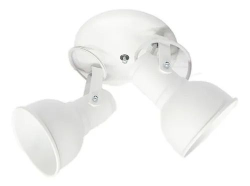 SPOT LUMINA BRANCO 2L ALUMINIO - NACIONAL ILUMINAÇÃO