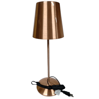 ABAJUR AMBIENTE 01 LÂMPADA E27 COBRE - T.Y ILUMINAÇÃO
