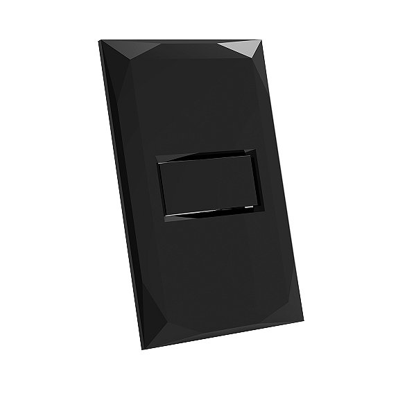 CJ INTERRUPTOR SIMPLES HORIZONTAL  4X2 - DOHA PRETO