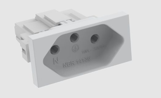 MODULO TOMADA 10A - DOHA BRANCO