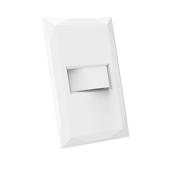 CJ INTERRUPTOR PARALELO HORIZONTAL 4X2 - DOHA BRANCO