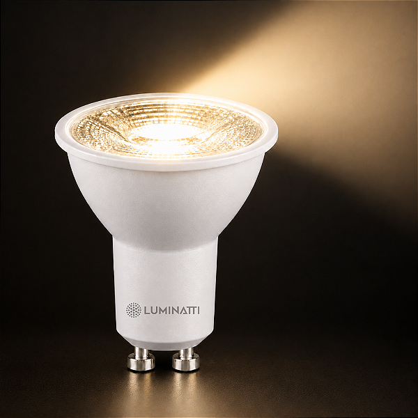 LAMPADA DICROICA MR16 2700K 7W GU10 BIVOLT - LUMINATTI - LM173