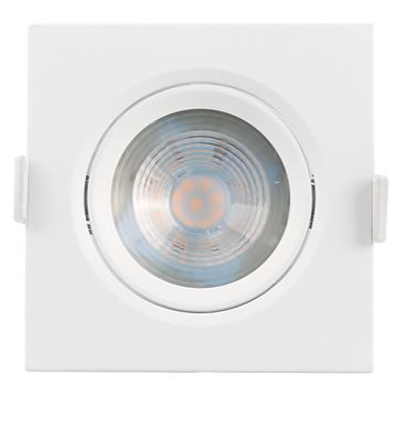 MINI SPOT BRANCO NEUTRO 4000K 5W BIVOLT QUADRADO - LUMINATTI