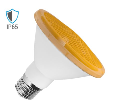 LAMPADA PAR38 LED 15W AMBAR BIVOLT IP65 - LUMINATTI