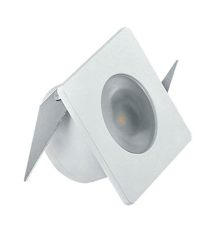 MINI SPOT EMBUTIDO BRANCO QUENTE 2700K 1W BIVOLT - LUMINATTI