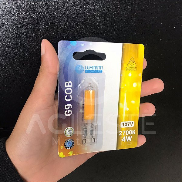 LAMPADA G9 COB LED 4W 127V 2700K - LUMINATTI