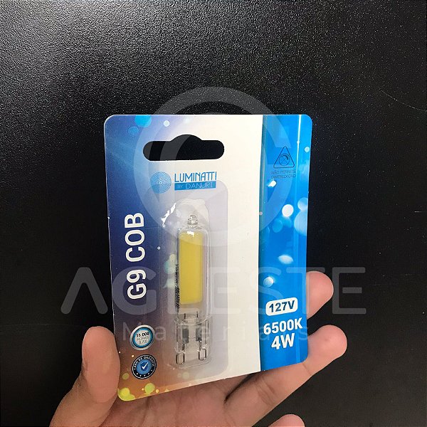 LAMPADA G9 COB LED 4W 6500K 127V - LUMINATTI