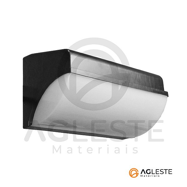 ARANDELA MEZZALUNA PRETO 6000kK 30W - LUMINATTI